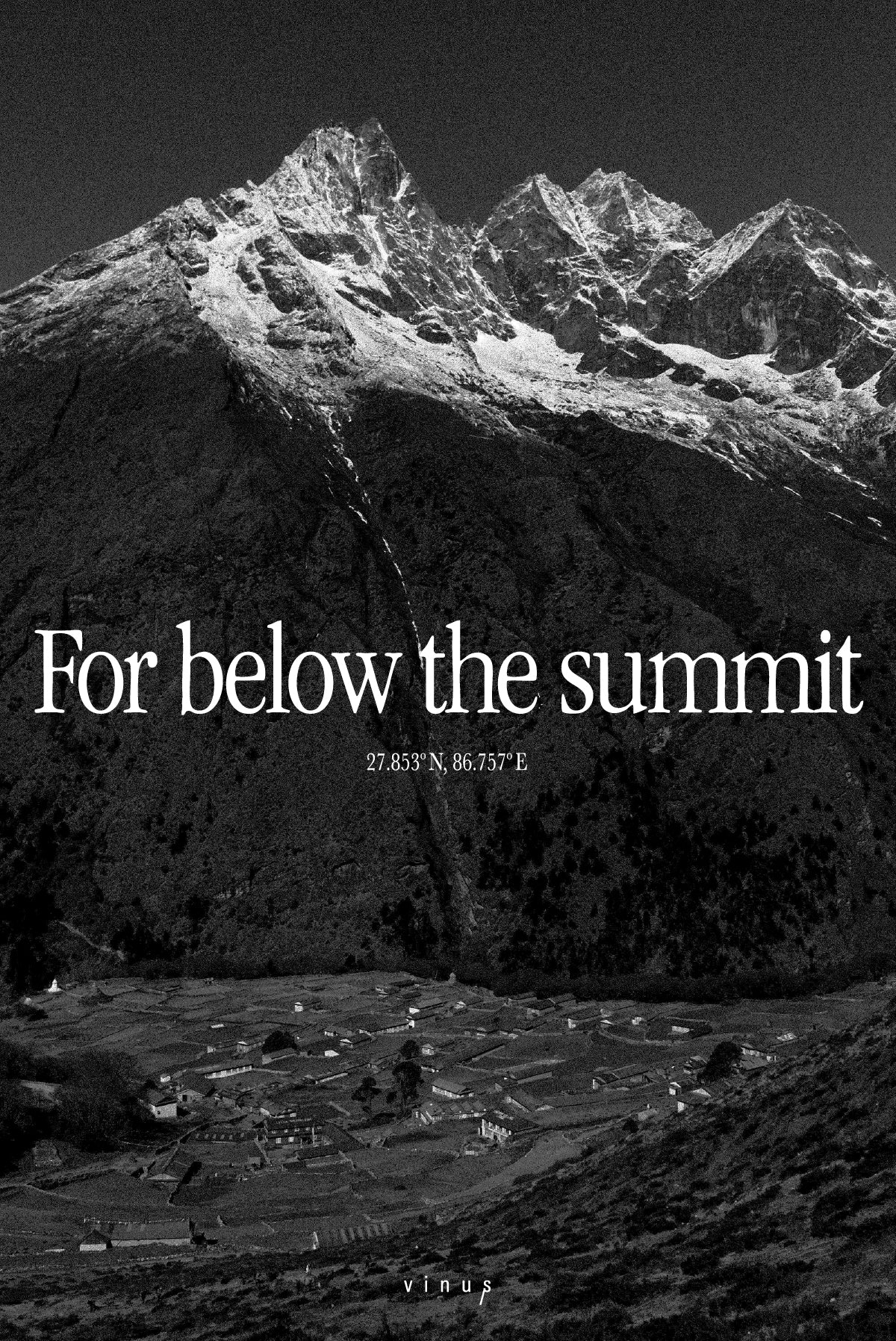 7/11,12 イベントE.Z.Oでの先行販売アイテム VANISHU pairing T-shirt "For the below the summit" WHITE
