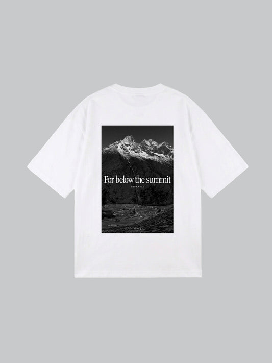 7/11,12 イベントE.Z.Oでの先行販売アイテム VANISHU pairing T-shirt "For the below the summit" WHITE